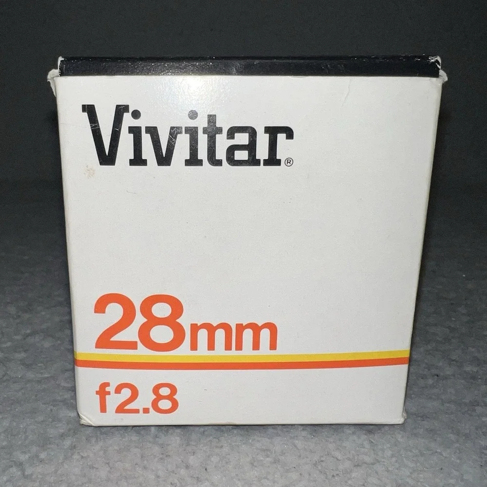 Vivitar 28mm f/2.8 Wide Angle Lens MC Ø49mm‎ Manual Focus Lens